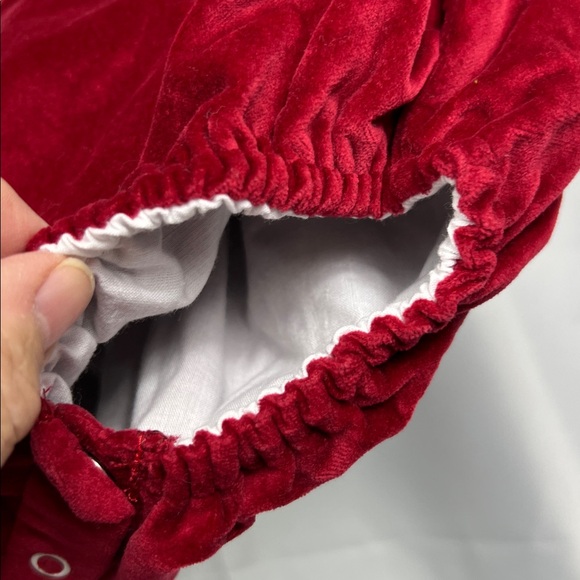 Sal & Pimenta Red Velvet bubble Romper size 18 months - Picture 5 of 10